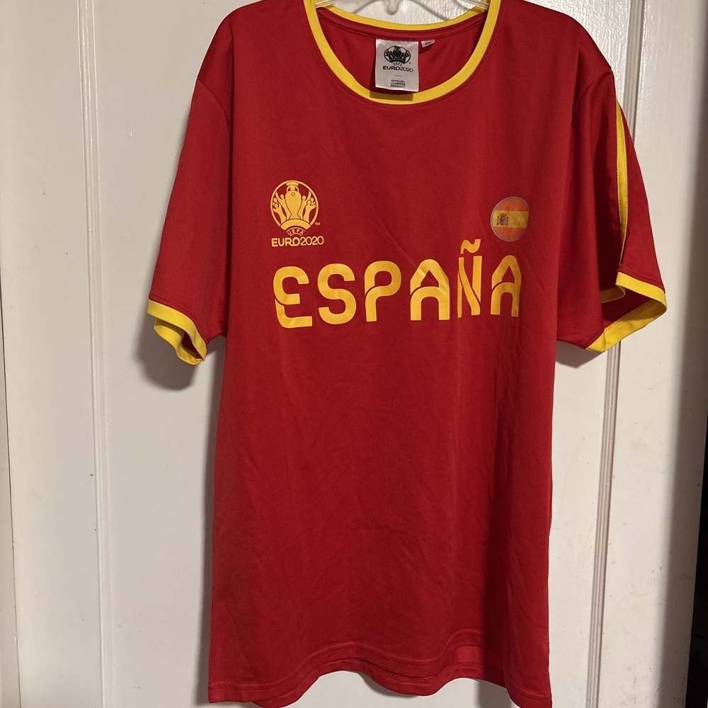 UEFA Euro 2020 Espana Spain Men's Shirt XL (Talla 56)
